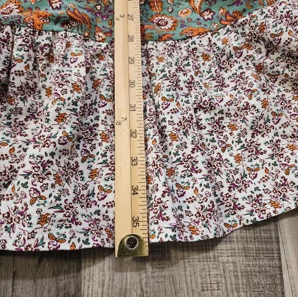 Floral Ruffle Sleeve Dress - Picture 10 of 13